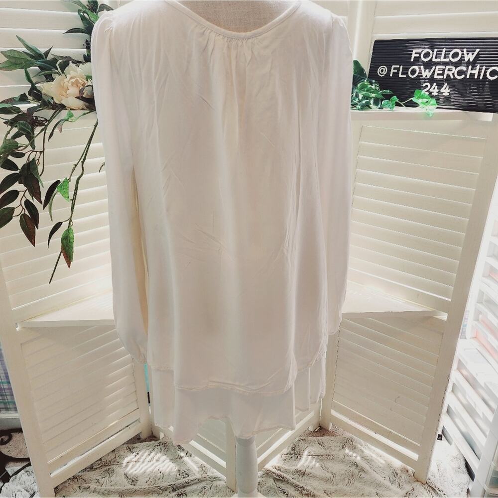 WE THE FREE MEDIUM WHITE OVERSIZED MINI DRESS - Picture 5 of 7